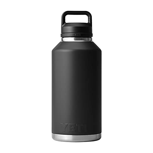 YETI Rambler 64 oz Bottle, Vacuum Insulated, Stainless Steel with Chug Cap, Black