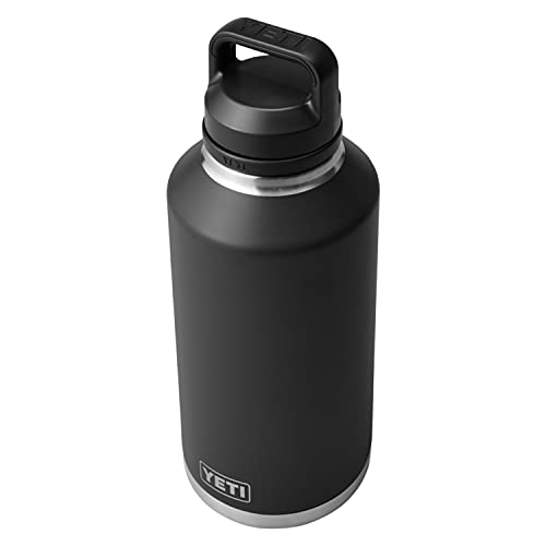 YETI Rambler 64 oz Bottle, Vacuum Insulated, Stainless Steel with Chug Cap, Black