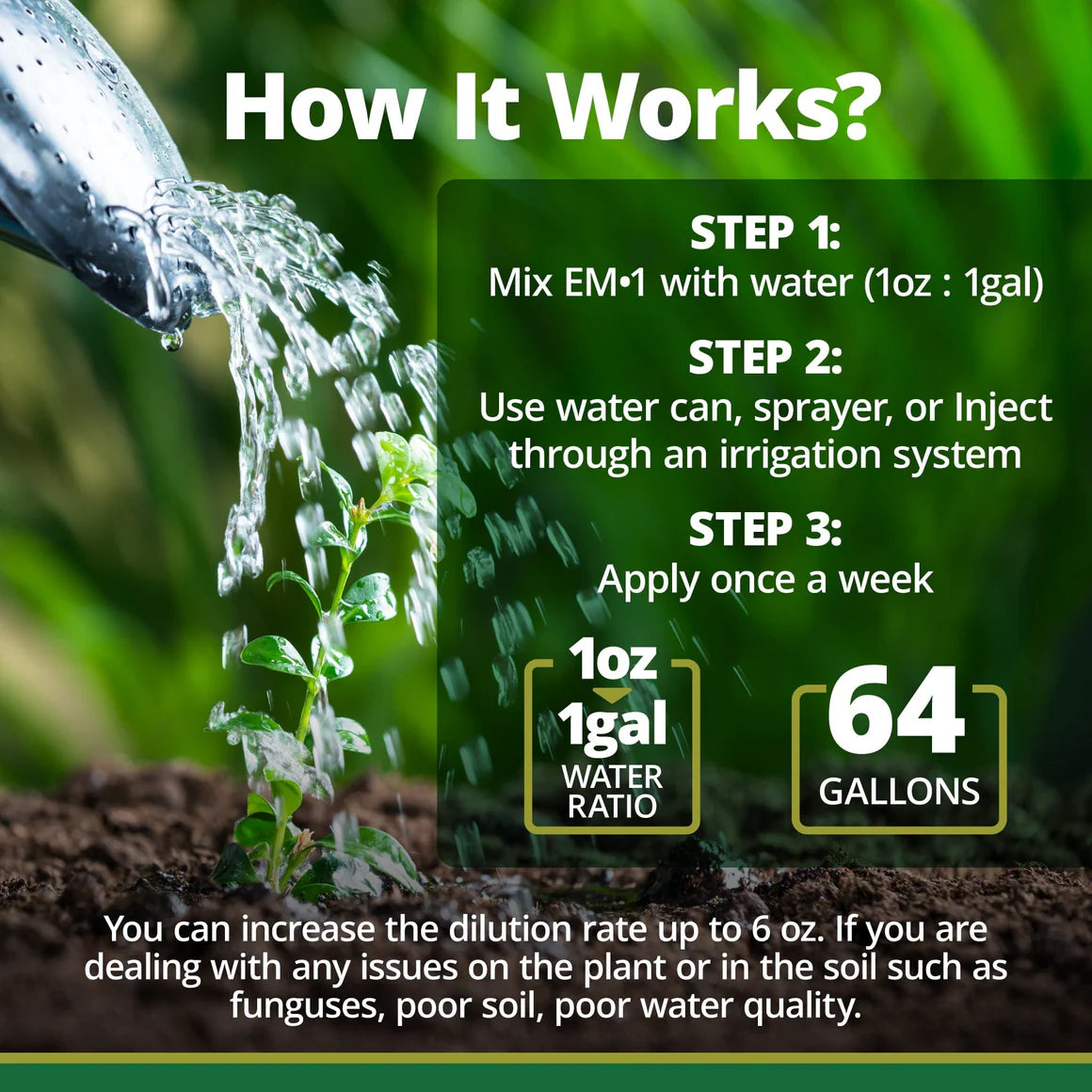 EM-1® Microbial Inoculant Soil Amendment